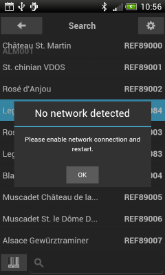 No network detected