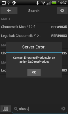 Server error