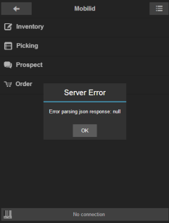 Server Software error