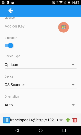 Bluetooth setup